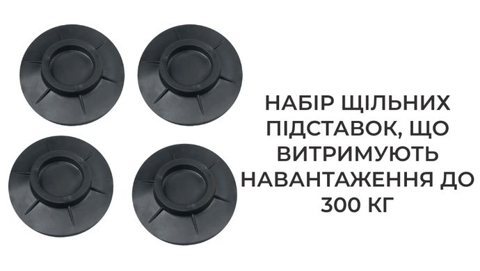 Набір підставок для пральної машини Supretto антивібраційні 4 шт(7669)